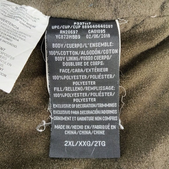 Walls Work Jacket 2XL Chore Coat Barn‎ Coat Full Zip Brown Cotton Canvas - Picture 3 of 16